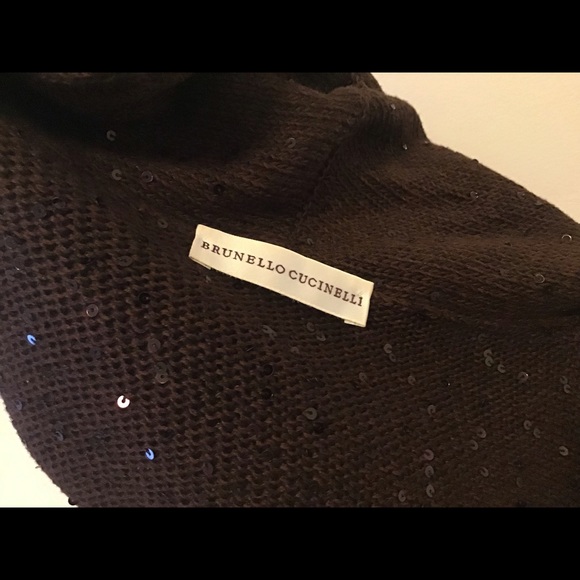 Brunello Cucinelli sparkly sequins linen top - Picture 6 of 7